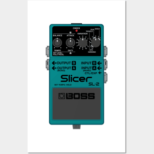 Boss SL-2 Slicer Guitar Effect Pedal Posters and Art